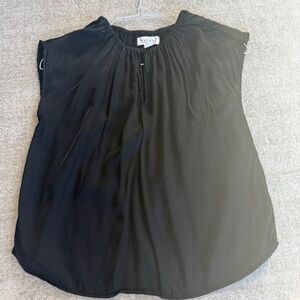 Velvet Sleeveless Blouse